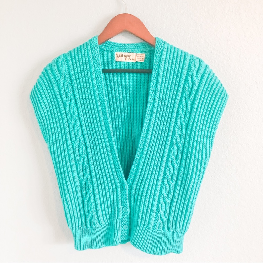 Vintage 80’s Cable Knit Sweater Vest